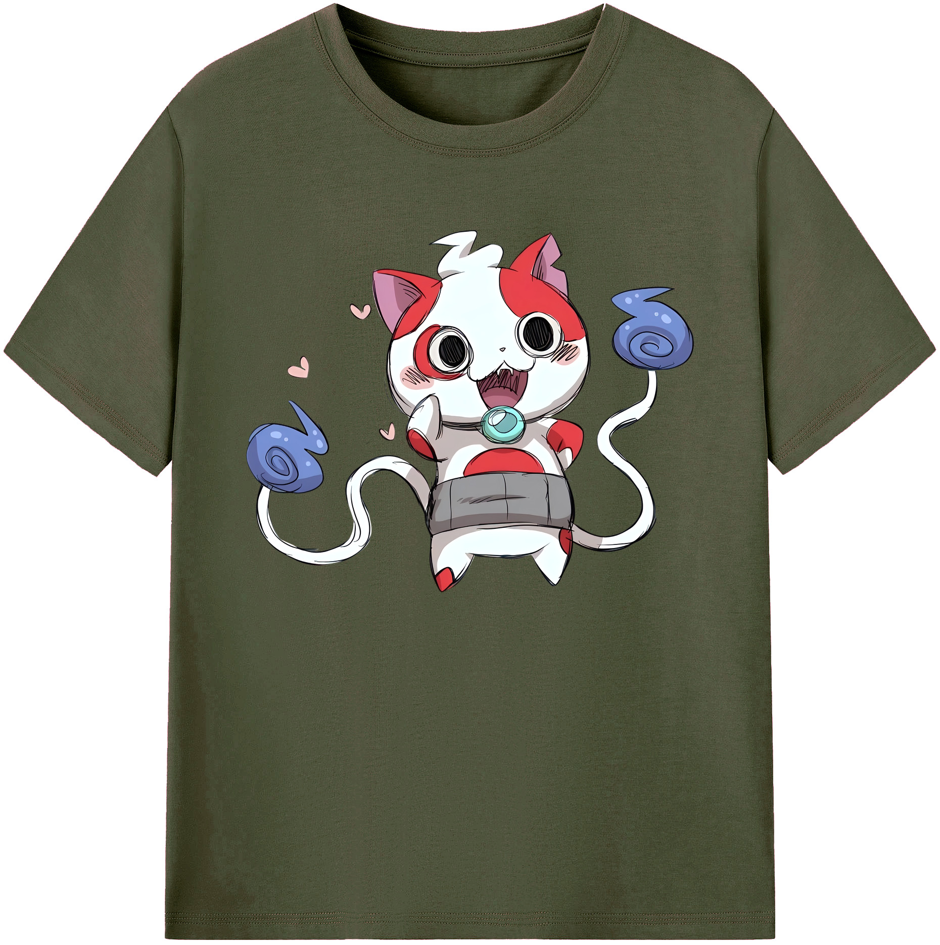 （画像用） 妖怪ウォッチ Yo-kai Watch 綿100％ メンズ半袖Tシャツ｜肌触りやわらか＆通気性